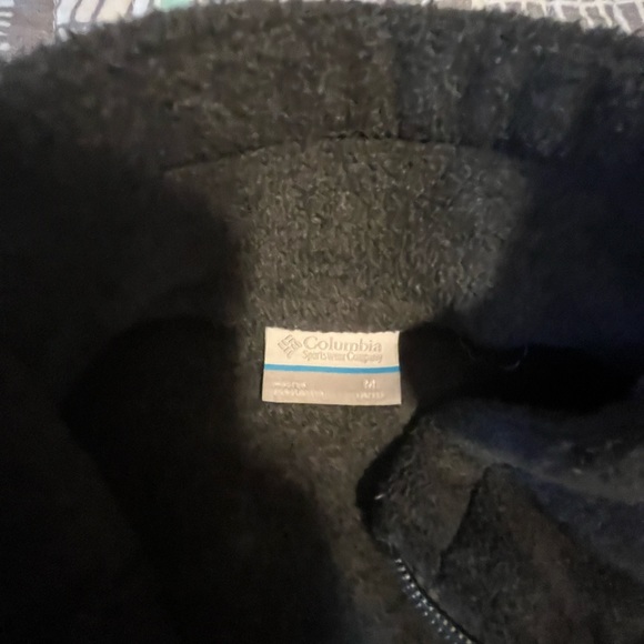 Columbia kids gray long sleeve full zip fleece - Picture 3 of 3